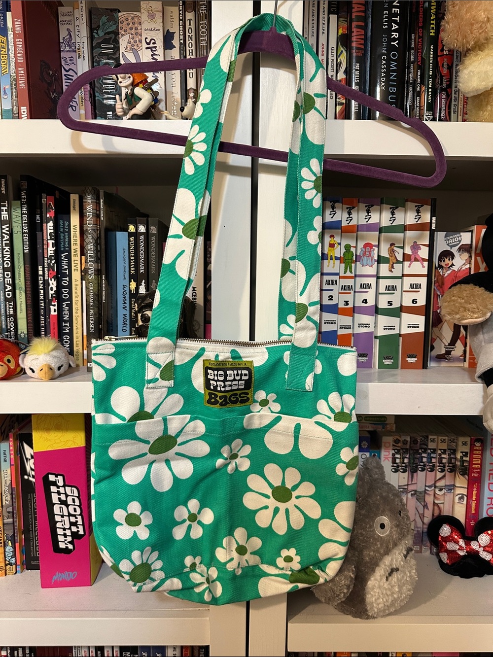 Big Bud Press lazy Daisy Canvas Tote Bag